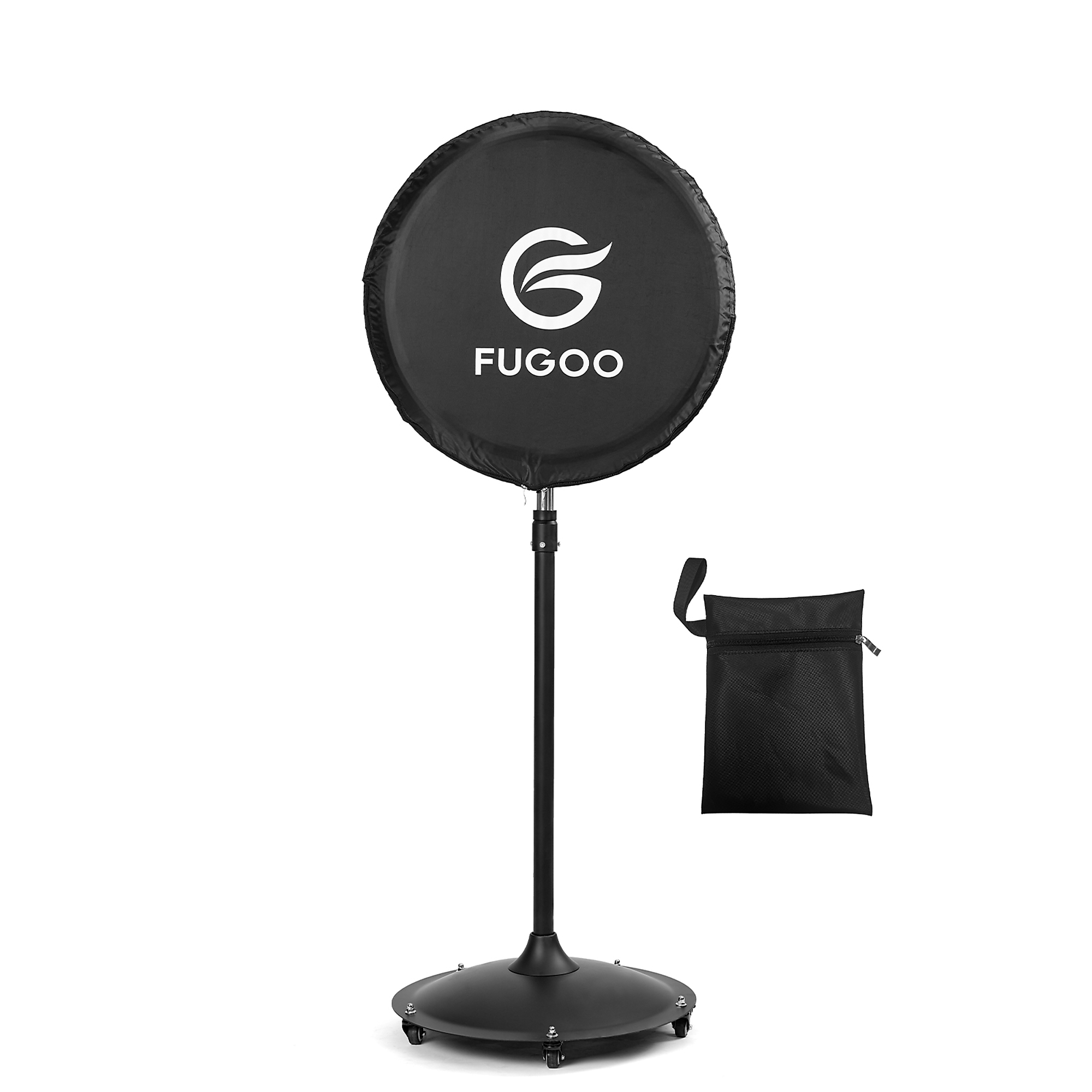 EdenDirect Heavy Duty Waterproof Outdoor Fan Cover for 20 Inch Pedestal and Wall Mount Fans, Black, 420D Material, Dustproof Protection